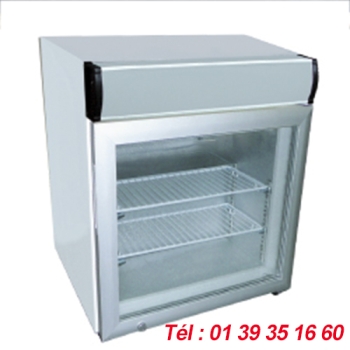 VITRINE DE TABLE -12/-24°C 50 LITRES CAISSON LUMINEUX