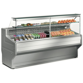 VITRINE REFRIGEREE LONGUEUR 2500 MM VITRE DROITE