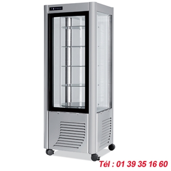 VITRINE CHOCOLAT +14/+18°C-PLATEAUX TOURNANTS VV6-VENTILE