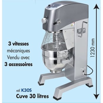 BATTEUR 30 LITRES - 3 vitesses