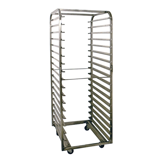 CHARIOT DE STOCKAGE INOX 20 NIVEAUX-AVEC GRILLES  CHA04G