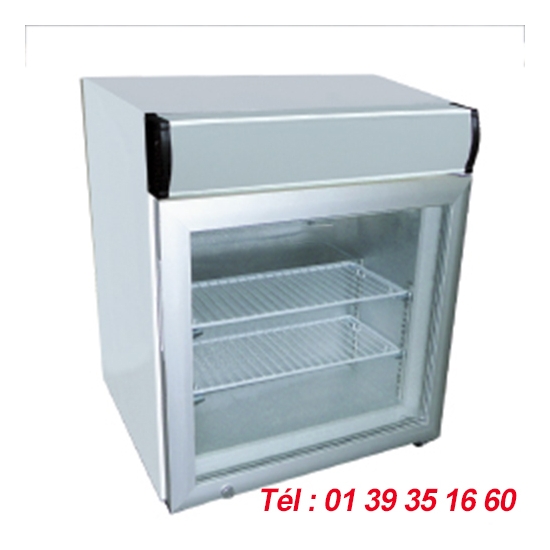 VITRINE DE TABLE -12/-24°C 50 LITRES CAISSON LUMINEUX