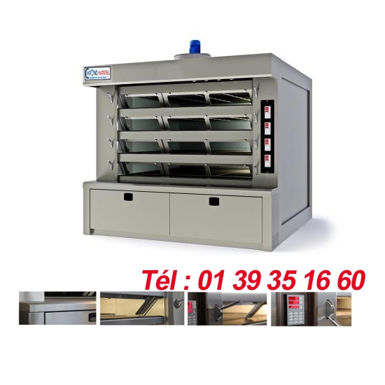 FOUR BOULANGER ELECTRIQUE A SOLE 4 ETAGES 12 BOUCHES