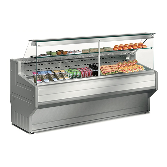 VITRINE REFRIGEREE LONGUEUR 3000 MM VITRE DROITE