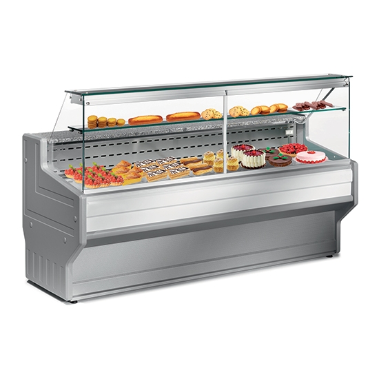 VITRINE REFRIGEREE LONGUEUR 2000 MM VITRE DROITE