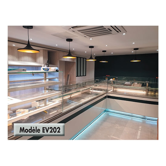 VITRINE MODELE EV202 - "Tel  01 39 35 16 60"