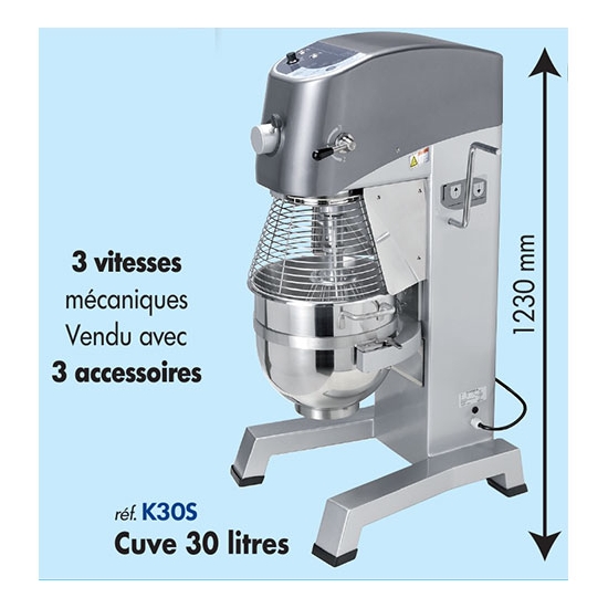 BATTEUR 30 LITRES - 3 vitesses