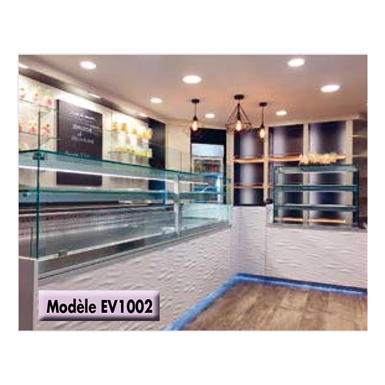 VITRINE MODELE EV1002 -"Tel  01 39 35 16 60"