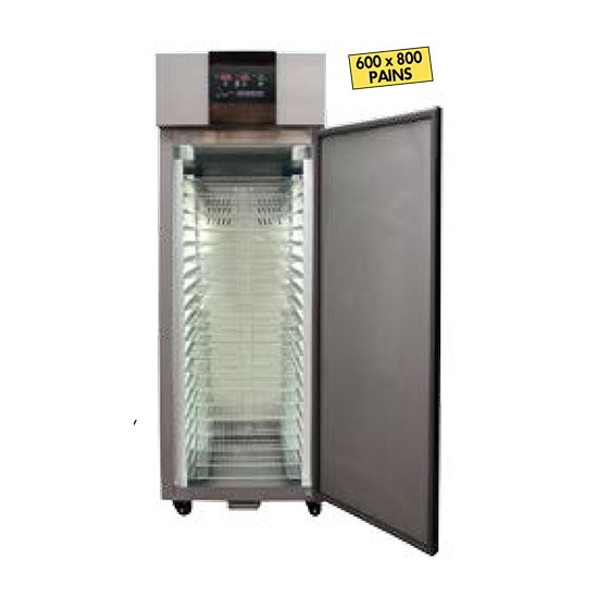 ARMOIRE DE FERMENTATION CONTROLEE 20 GRILLES OU FILETS 600X800