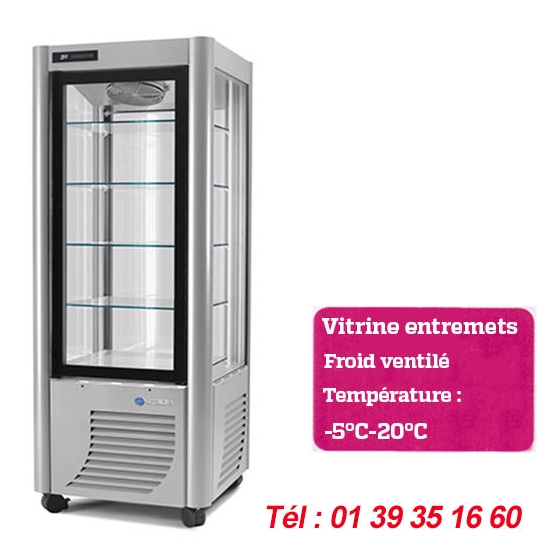 VITRINE REFRIGEREE NEGATIVE ALU-VENTILE